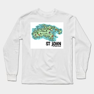 St John Map Long Sleeve T-Shirt